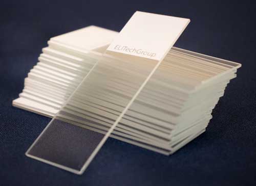 ELITechGroup Glass microscope slides come in clipped slides and regular glass microscope slides